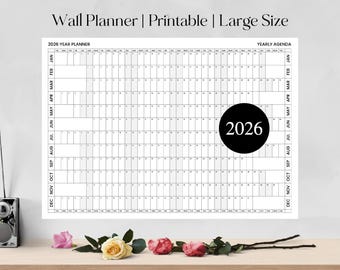thumbnail image 2 of 3 Month Wall Calendar | Planning Calendar 2026 - Annual 2 of 13