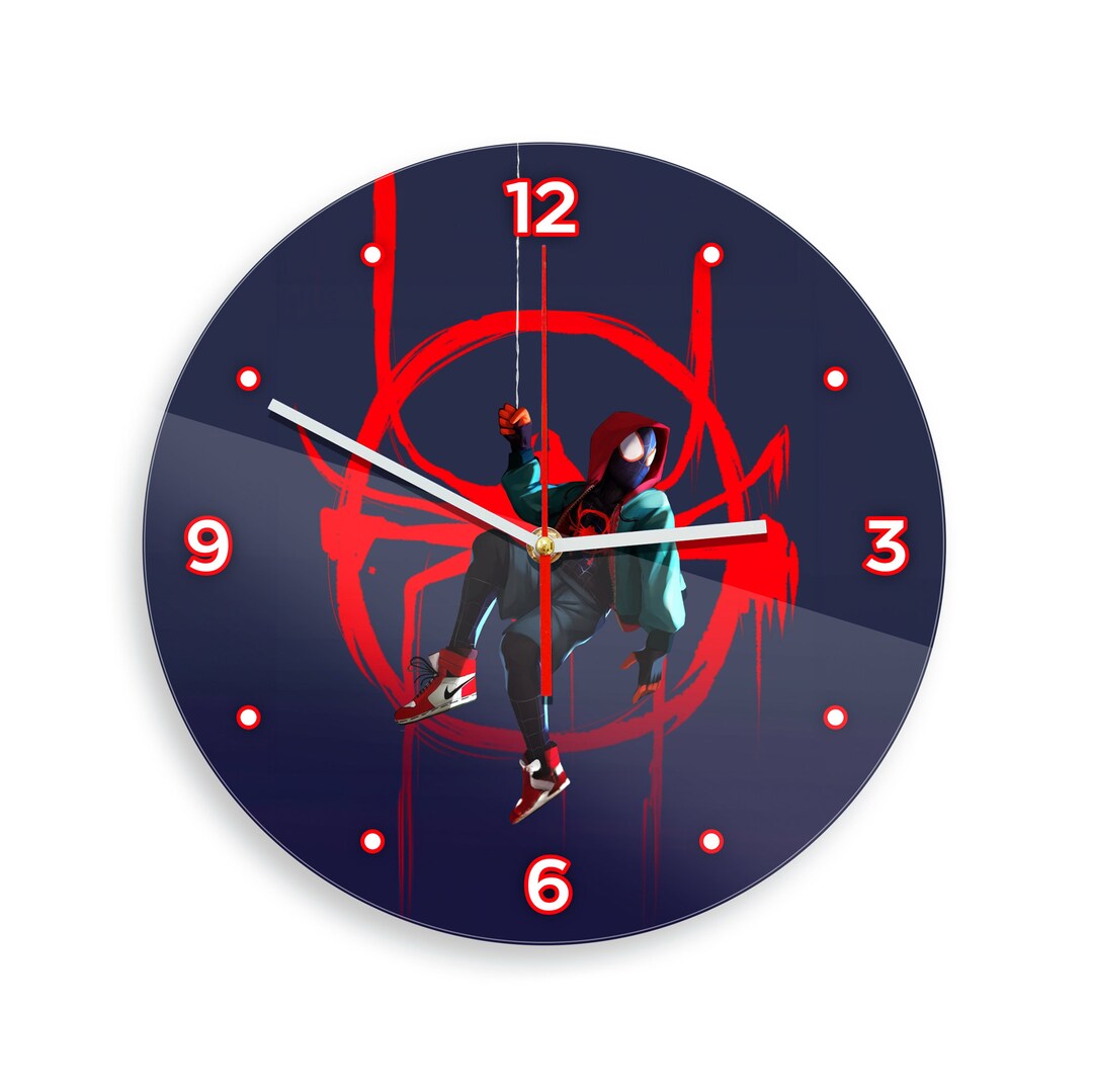 Comics Super Hero Wall Clock Gamers Wall Clock Clock Wall Etsy