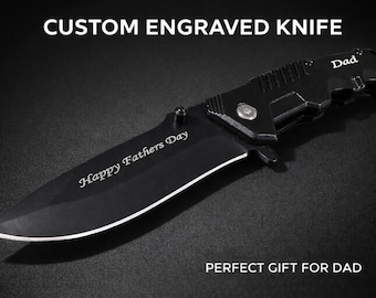 Canivete de bolso personalizado com gravação, presente ideal para padrinhos, Dia dos Pais e aniversários.