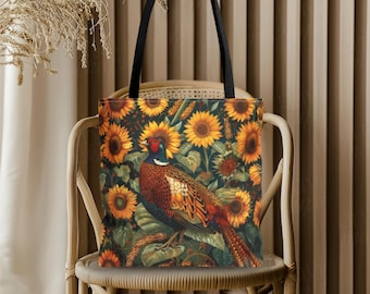Sheep Tote Bag - William Morris Inspired Shoulder Tote