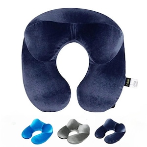 U Shape Inflatable Neck Travel Pillow