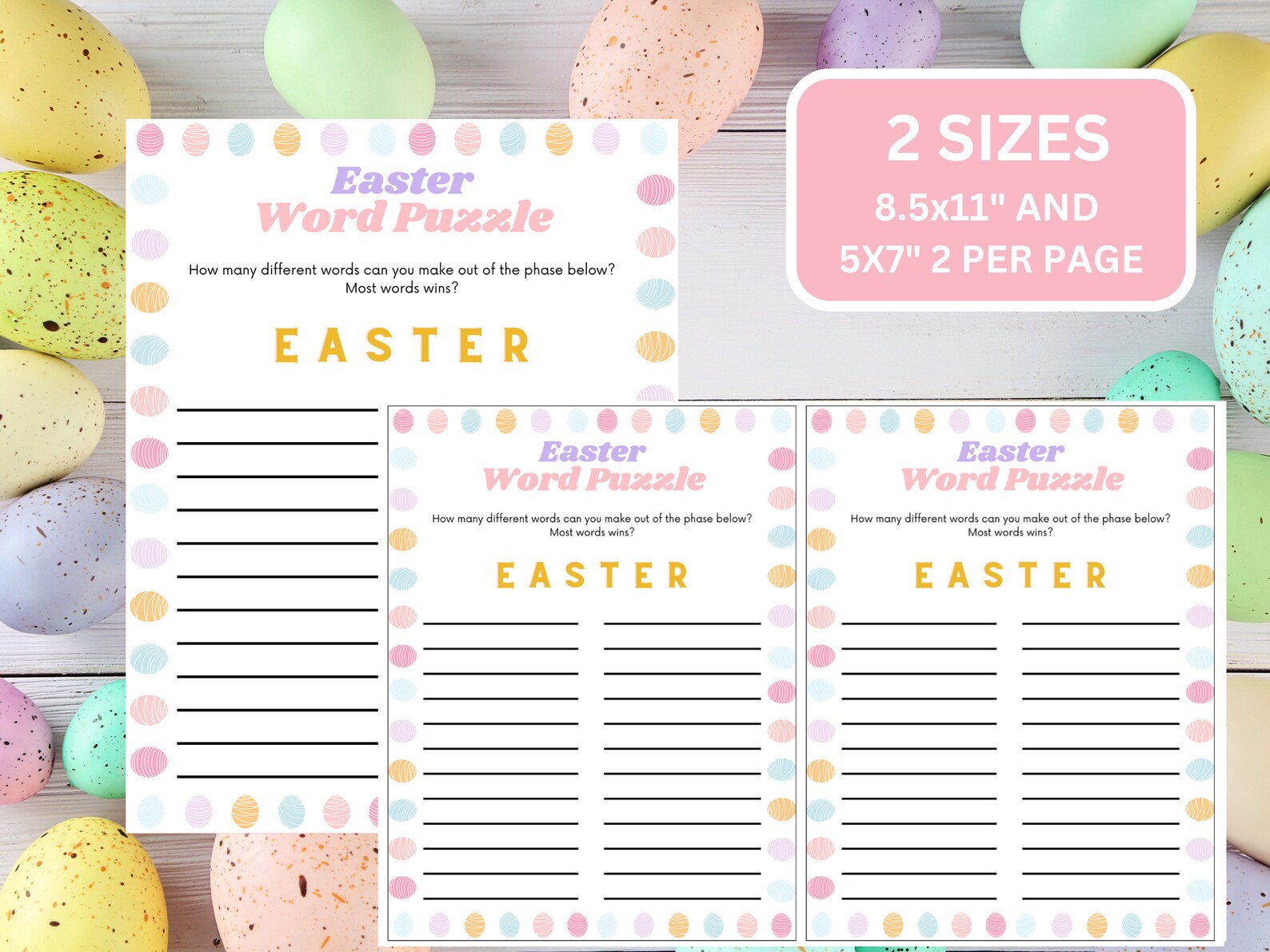 Easter Games for Kids | Easter Party Games Bundle Easter | Easter ...