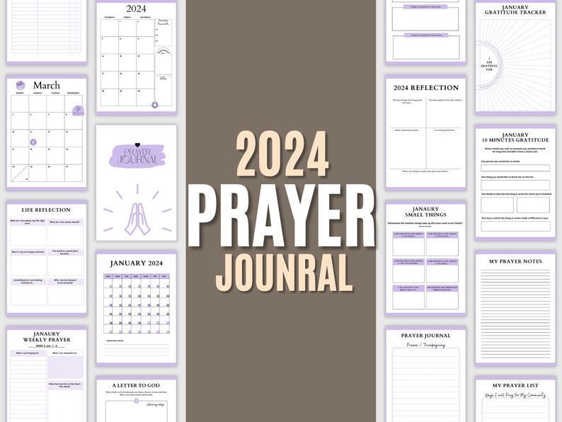 Printable Bible Study Journal | Prayer Journal | Faith Planner ...
