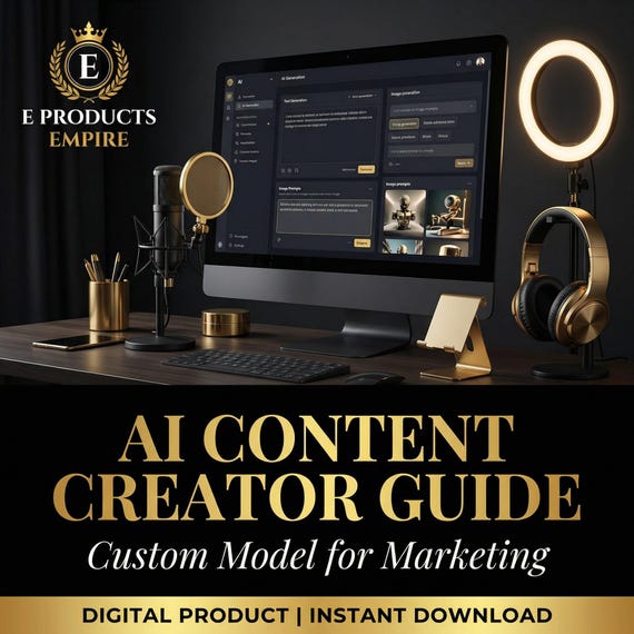 AI Content Creator Guide: Custom Model for Marketing (PDF Download)