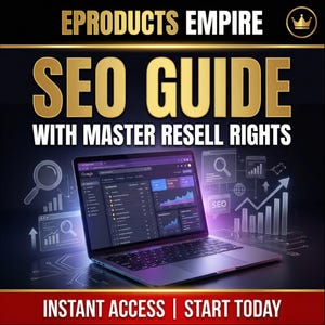 SEO Guide with Master Resell Rights: Rank #1 on Google, Etsy, Pinterest (PDF Download)