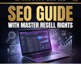 SEO Guide with Master Resell Rights: Rank #1 on Google, Etsy, Pinterest (PDF Download)