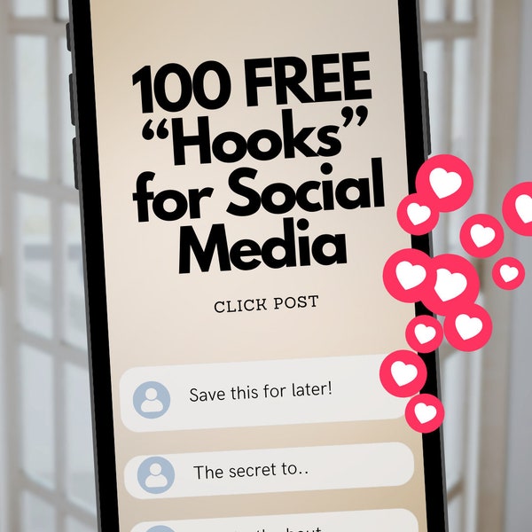 Boost Your Social Media Engagement: Grab Your 100 Creative Hook Ideas!