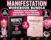 Money Mindset Workbook Bundle, Manifestation Journal PDF, Money Blocks Book, Abundance Planner, Self Reflection Digital Download