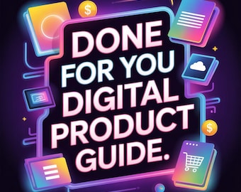 Digital Product Ideas Guide: Resell Rights, Canva Template (Digital Download)