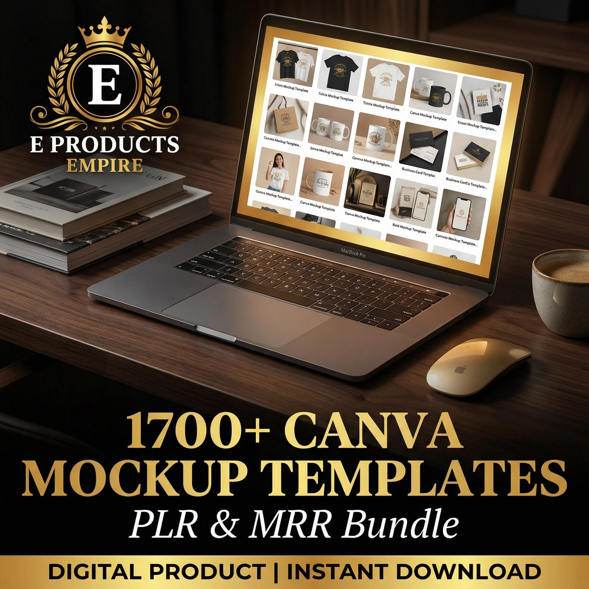 1700 Plus Canva Mockup Templates Bundle | PLR and MRR Resell Rights ...