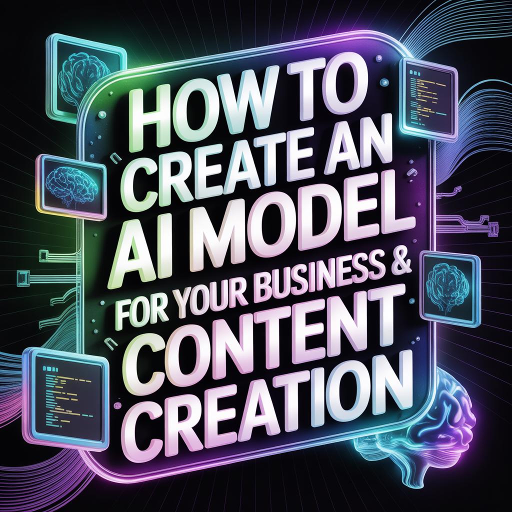 AI Content Creator Guide: Custom Model for Marketing (PDF Download) - Etsy