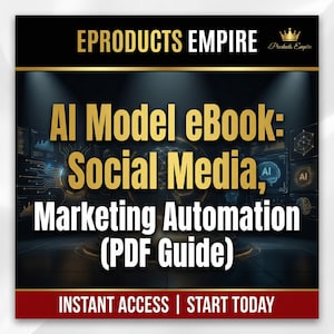 Modelo de IA: Redes sociales y automatización del marketing (Guía en PDF)