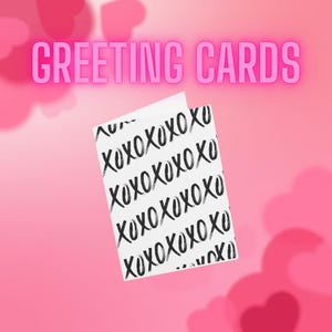 Tarjetas de felicitación, tarjetas XOXO para el día de San Valentín (1, 10, 30, 50 piezas) - Juego de papelería Love Note, diseños de corazones, tarjetas de regalo románticas, aniversario