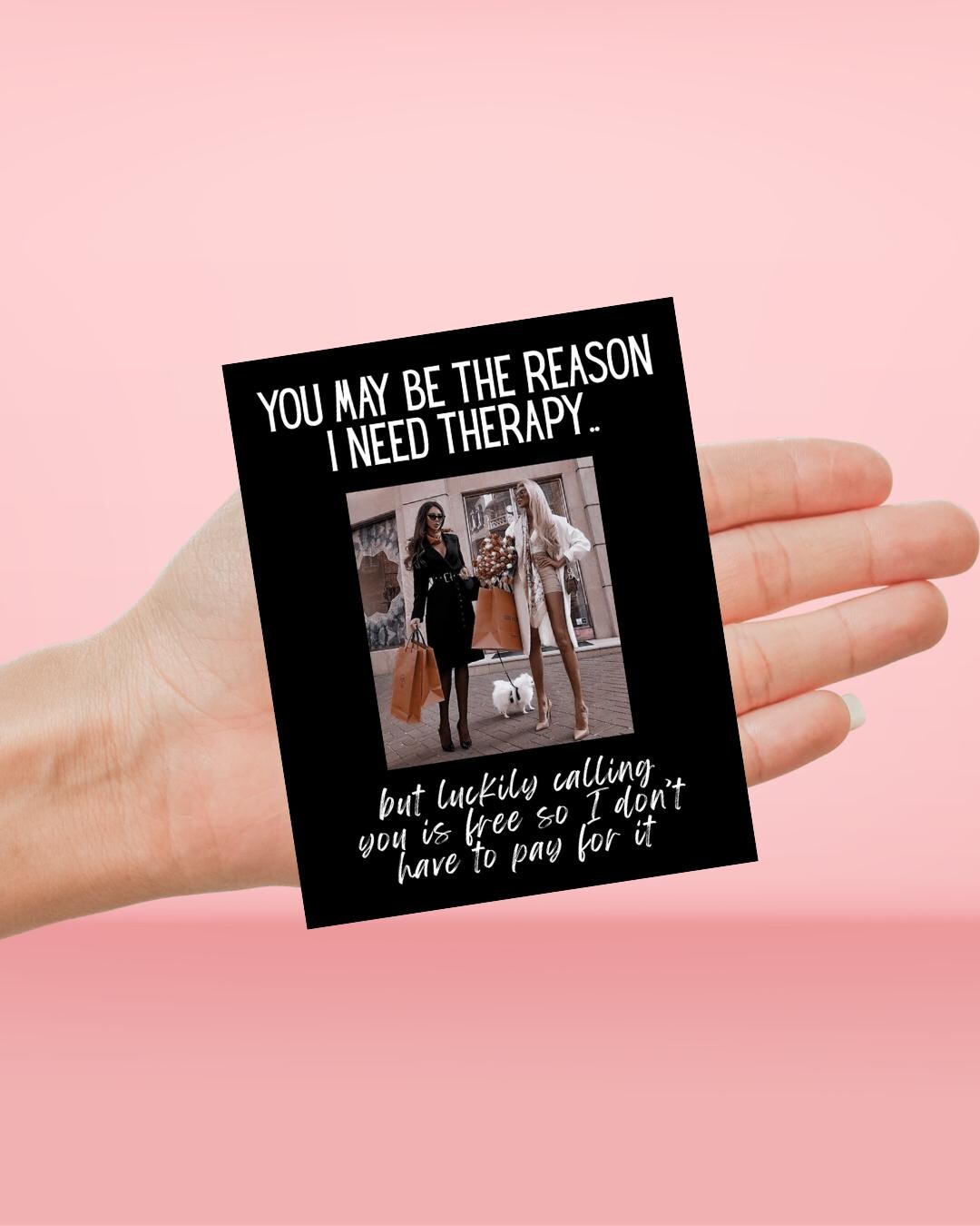 Therapy, You May Be the Reason I Need Therapy, Quote Kisscut Stickers(02)