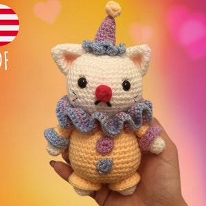 Clown Cat Crochet Pattern