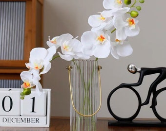 Real Touch Silk Orchid Stem, Faux Floral Arrangement