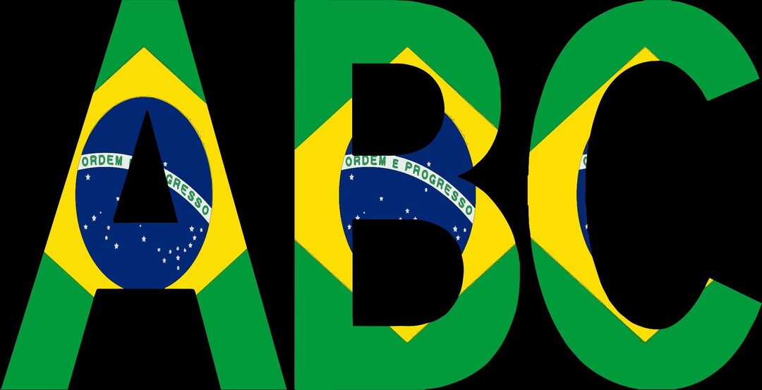 Brazil Flag,color Otf, Png, Svg, Dxf, Eps,cricut Font,brazil Letters ...