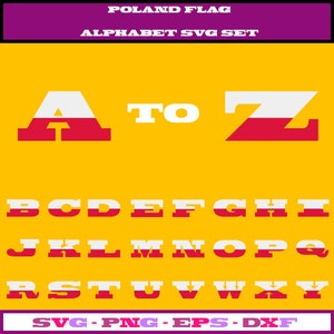 ポーランド svg、ポーランド国旗 svg、ポーランド png、ポーランド クリップアート、ポーランド クリップアート、ファンシー文字 svg、アルファベット svg、アルファベット png、dxf、eps