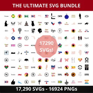 17,290 MEGA Bundle (SVG, Sublimations, Tumbler Wraps), 17,000+ Designs, T Shirt Designs, All in One Bundle, Big Bundle, Cut Files for Cricut