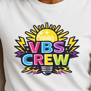 Vbs Lettering VBS Crew PNG, Vacation Bible School Design - Etsy