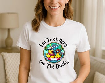 I'm Just Here for the Ducks Funny Cruise Shirt, Cruise Duck Hunters Tee