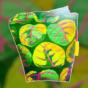 bolsa de projeto com folhas