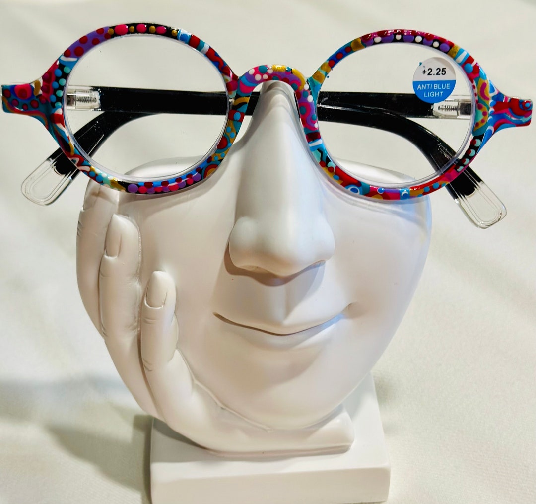 Hand Painted Reading Glasses 2.25 Magnification - Etsy
