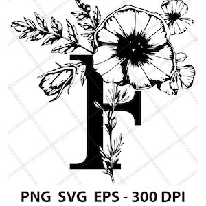 Letra F Monograma Archivo PNG Grabado Láser Tablero de Madera Bandeja Embutidos Tablón Quemar Posavasos Grabado Xtool Negro Blanco Cnc,Glowforge,LightBurn,CO2