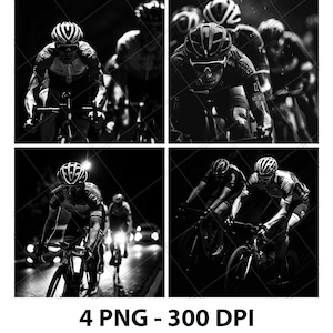 Radfahrer Fahrrad-Rennen Triathlete Männer Laser-Gravur-Datei Schiefer PNG Untersetzer Xtool Holz Schwarz Weiß Graustufen Cnc Glowforge LightBurn CO2 zahl