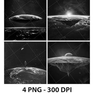 Platte aarde Wereldkaart Wereldbol Lasergravure Bestand leisteen PNG-onderzetter Xtool Hout Zwart Wit Grijstinten Cnc Glowforge LightBurn CO2-diode