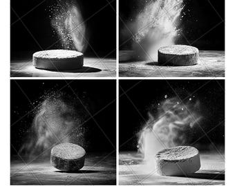 Ice Field Hockey Puck Stick Sports Slate Engraving File Laser Engraved PNG Design Pattern 2026 Trending Gift Personalized Wood Etched Stone