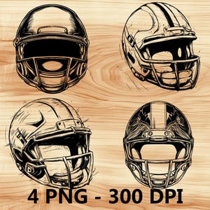 Casco de rugby, casco de fútbol, archivo láser, grabado en madera, PNG, corte de cocina, tabla de cortar, diseño de tablón, posavasos, grabado, Xtool, Glowforge, LightBurn, CO2