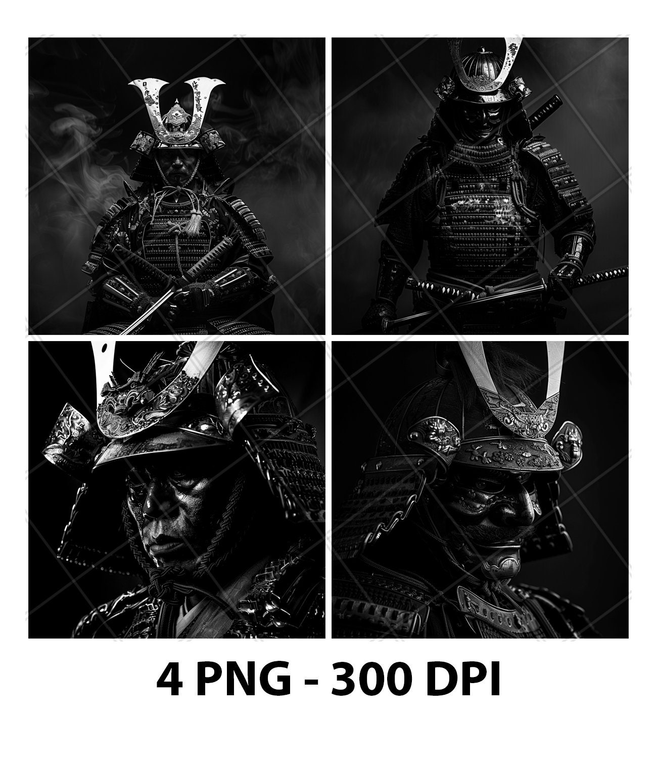 Shogun Samurai Mask Helmet Warlord Slate Engraving File Wood