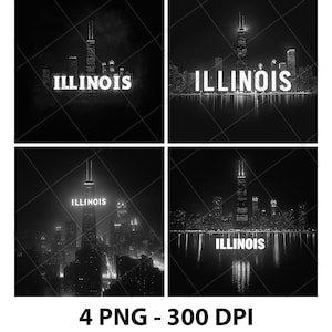 Illinois, VS, staat, Chicago, Willis Tower, lasergravure, bestand, leisteen, png, onderzetter, xtool, hout, zwart wit, grijswaarden, cnc, glowforge, lightburn, CO2