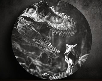 Dinosaur Jurassic Trex T Rex T-rex Laser Engraving File Slate PNG