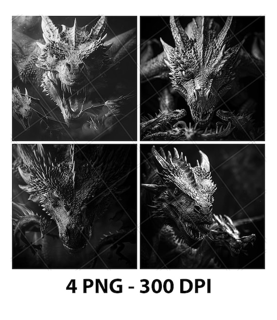 ドラゴンの怖い顔の空飛ぶモンスタースレート彫刻ファイル木彫りPNG
