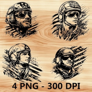 Avión de combate de piloto estadounidense, archivo láser, grabado en madera, PNG, tabla de cortar para cocina, patrón de tablón, posavasos, Xtool Glowforge LightBurn CO2 2D