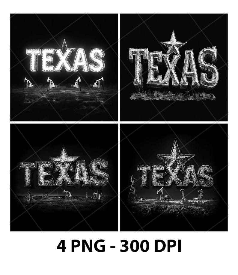 Derricks Text Texas USA US State Star Symbol Pattern Slate Engraving File Wood ...