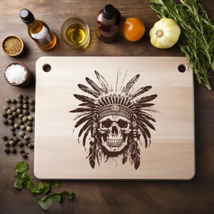 Archivo PNG de esqueleto mexicano para grabar con láser, bandeja de madera, tabla para embutidos, posavasos, grabado Xtool, CNC, Glowforge, LightBurn, CO2