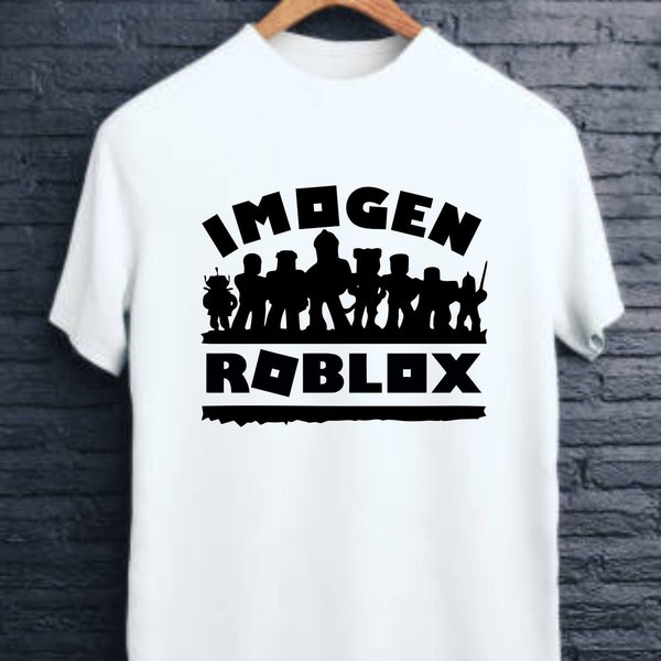 Personalized Roblox T-Shirt for Kids | Customizable with Name or Gamer Tag