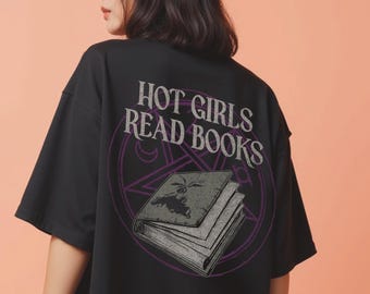 Hot Girls Read Books: Evil Dead Necronomicon T-Shirt - Comfort Colors Gothic Horror Tee