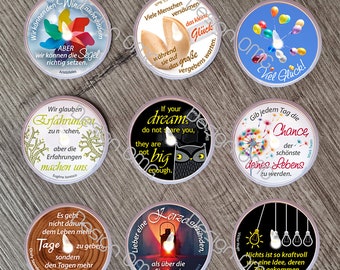 18 x Pegatinas con motivos de velas de té de la suerte, ignífugas * para velas de la suerte DIY * Mensaje en vela * Frases de deseos de galletas de la fortuna de cumpleaños * Seguras