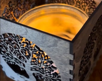 Tree of Life Candle Lantern