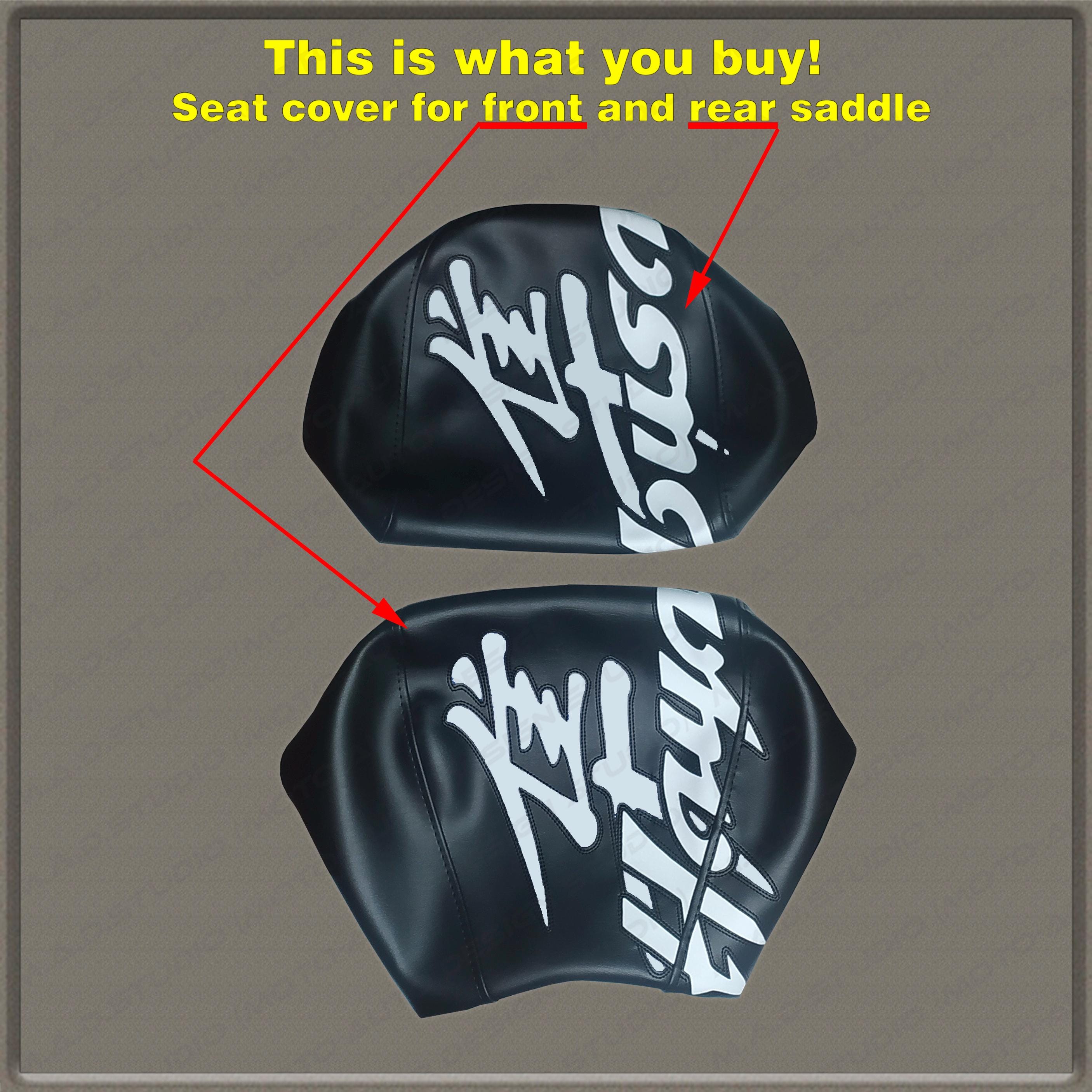 Custom Seat Cover Suzuki Hayabusa 1999-2007 (1 Gen), Asymmetric Design ...