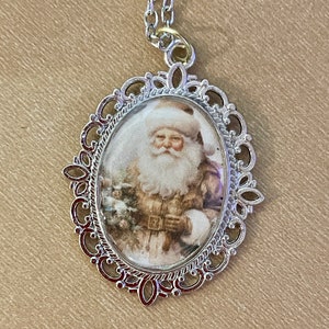 Vintage Santa in Silver
