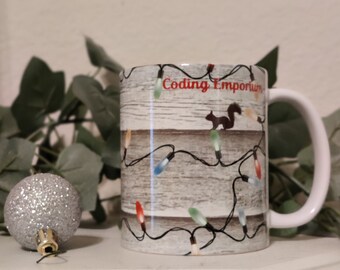 Holiday Lights Medical Coding Mug