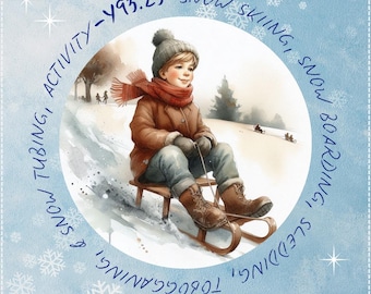 Sledding Boy Holiday Series Medical Coding Mug