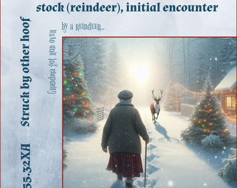Grandma Got Run Over by a Reindeer Holiday Series Medical Coding Mug.