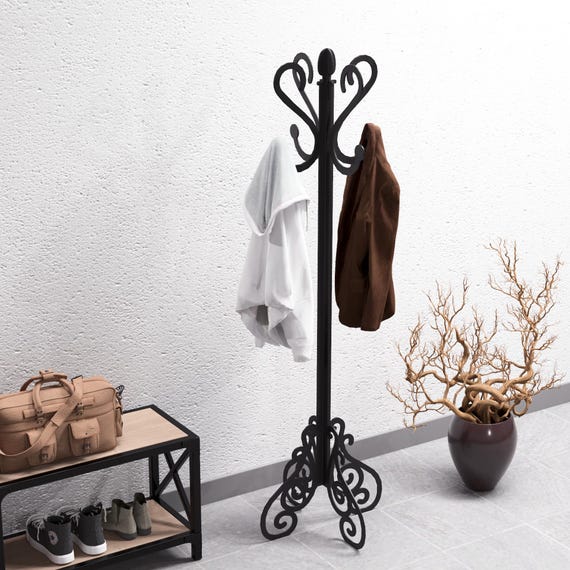 Coat Rack Pattern. Digital Product, Files DXF, SVG for CNC, Plasma