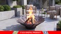 Royal Flush Fire Pit. Digital product, files DXF, SVG for CNC, Plasma, Laser. Garden Fireplace, Outdoor Fire Pit, Backyard Firepit. Diy.